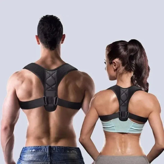 Premium Adjustable Posture Corrector: Unisex Clavicle and Lumbar Support for Upper Back and Shoulder Correction