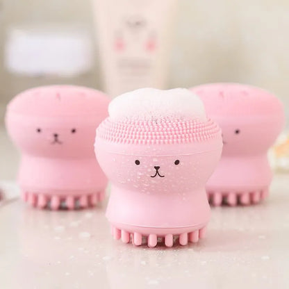 Mini Silicone Face Cleansing Brush: Deep Pore Skin Care and Exfoliation Tool