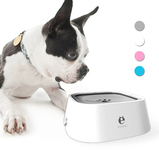 Spill-Free 1.5L Pet Water Bowl: Non-Wetting, Floating Design for Cats and Dogs