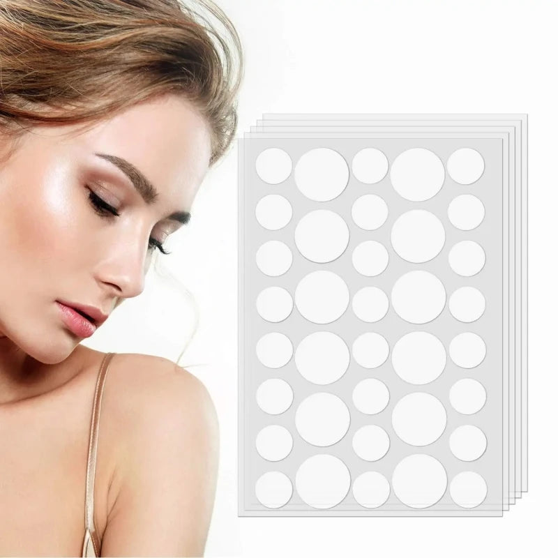 72-Count Hydrocolloid Acne Patches: Invisible, Waterproof, and Effective for Pimple and Spot Removal - Concealer Stickers for Repairing Skin Marks
