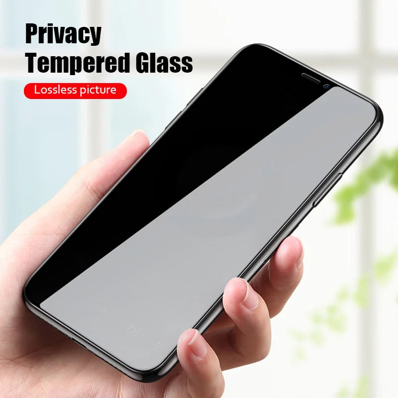 Privacy Tempered Glass Screen Protector for iPhone 11-15 Pro